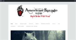 Desktop Screenshot of americansavageguitars.com